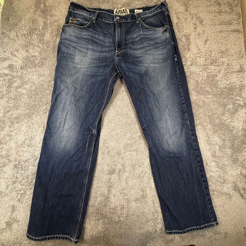 Ariat M2 Relaxed Fit Bootcut Jeans Mens 40x32 Medium Wash Bayshore 10021850